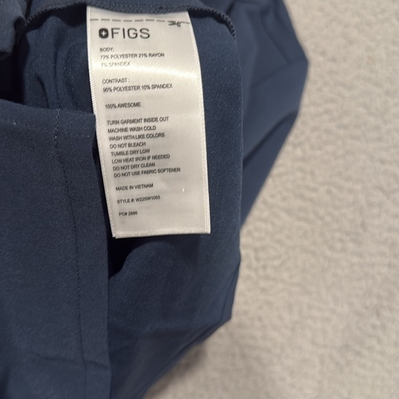 Figs Men Slate Blue Technical Polo size S Color Blue - Picture 5 of 6